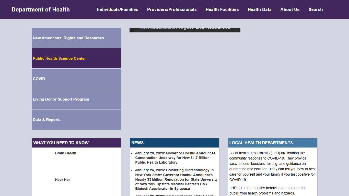 New York State Department of Health